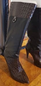 GIANNI BiNII womens talk skinny heal boots